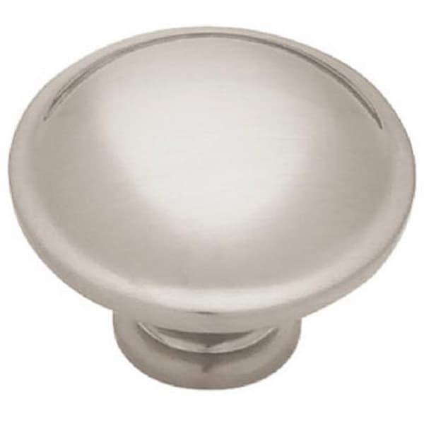 Liberty Hardware Liberty Hardware P40005V-BSN-C 1.25 in. Diameter; Brushed Satin Nickel; Round Knob - Pack Of 12 732099 - main